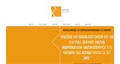 Desktop Screenshot of kalika-umzuege.de